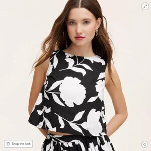 Women's Classic Rose Shell Tank Top - kate spade new york x Target Black/Cream